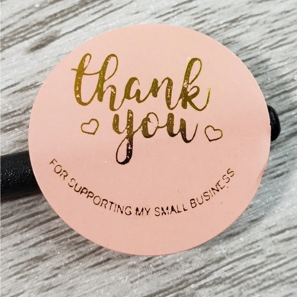 8/$20 100ct Thank You Stickers Round 1